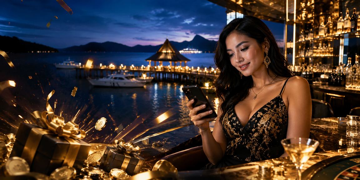 Pemain kasino mudah alih Terengganu menggunakan telefon untuk deposit dan bermain Baccarat